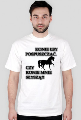 Konie łby pospuszczać, czy konie mnie słyszą?!