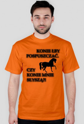 Konie łby pospuszczać, czy konie mnie słyszą?!