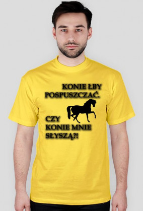Konie łby pospuszczać, czy konie mnie słyszą?!
