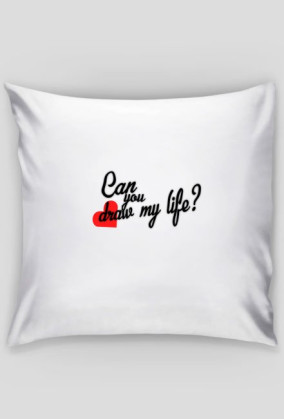 Draw my life Poduszka