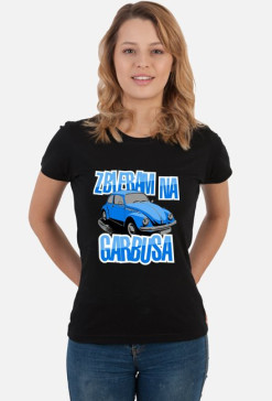 Zbieram na Garbusa (bluzka damska) jasna grafika