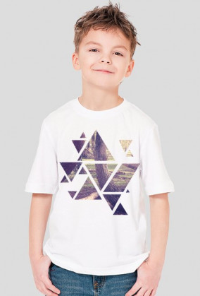 T-Shirt chłopięcy Design Forest - biały