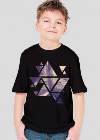 T-Shirt chłopięcy Design Forest - Czarny