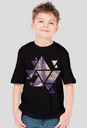T-Shirt chłopięcy Design Forest - Czarny