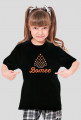 T-Shirt dziewczęcy Bomee - Czarny