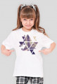 T-Shirt dziewczęcy Design Forest - Biały