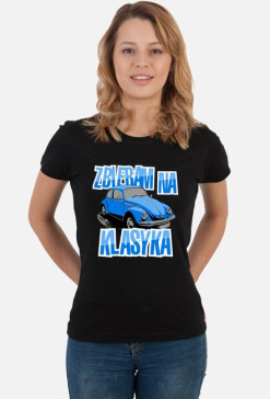 Zbieram na klasyka (bluzka damska) jasna grafika