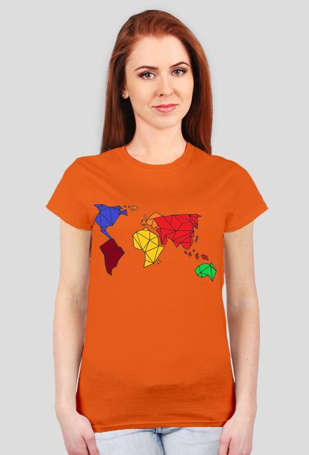 Bluzka podróżniczki - geometric