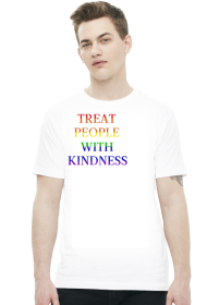 Koszulka męska "Harry Styles - Treat People With Kindness Rainbow"