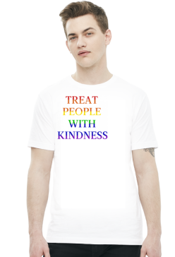 Koszulka męska "Harry Styles - Treat People With Kindness Rainbow"