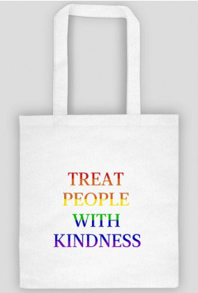 Torba "Harry Styles - Treat People With Kindness Rainbow"