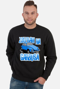 Zbieram na Garbusa (bluza męska klasyczna) jasna grafika