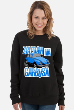 Zbieram na Garbusa (bluza damska klasyczna) jasna grafika