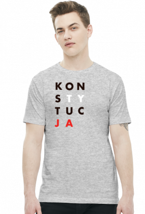 Konstytucja koszulka szara (różne kolory)