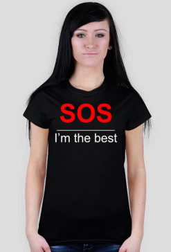 Koszulka czarna „SOS”