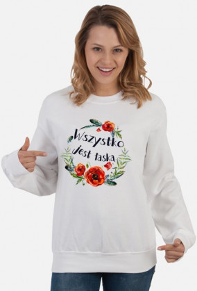 Łaska, łaska, wszędzie łaska! - bluza damska