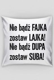 Poduszka napis