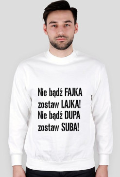 Bluza napis