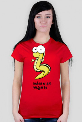Koszulka - Damska - Nakurwiam Węgorza - wszystkie kolor v2