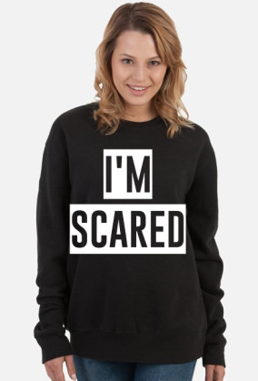 Sweter z napisem
