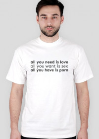 Koszulka męska "All you need is love"