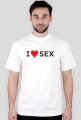 Koszulka męska "I love sex"