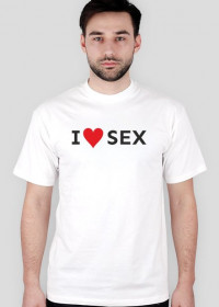 Koszulka męska "I love sex"