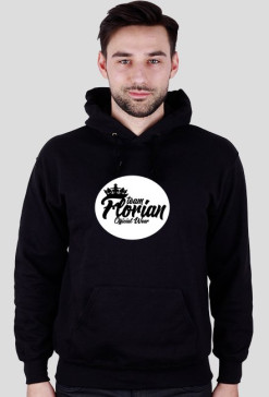 Bluza Kaptur TeamFlorian White-Black