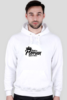 Bluza Kaptur TeamFlorian White-Black