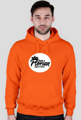 Bluza Kaptur TeamFlorian White-Black