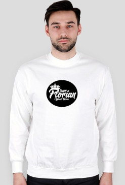 Bluza Bez Kaptura TeamFlorian Black-White