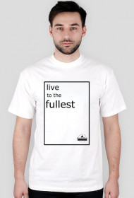 koszulka koloru białego  z hasłem NuptseWear