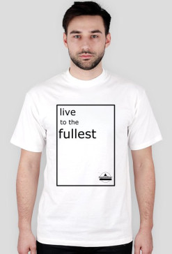 koszulka koloru białego  z hasłem NuptseWear