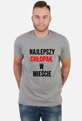 KOSZULKA NAJLEPSZY CHŁOPAK W MIEŚCIE - FUNPAL