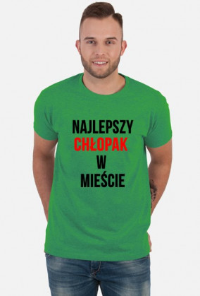KOSZULKA NAJLEPSZY CHŁOPAK W MIEŚCIE - FUNPAL