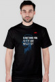 T-Shirt something shot *BLACK*