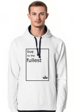Bluza z kapturem z hasłem NuptseWear