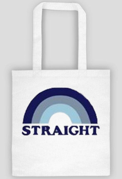 Hetero pride bag #Straight
