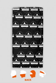 NuptseWear- komin koloru czarnego z logo NuptseWear