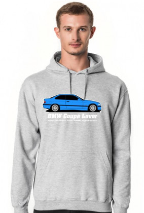 Estoril E36 - BMW Coupe Lover (bluza męska kapturowa) ciemna grafika