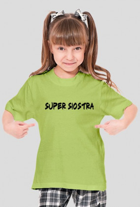 Koszulka "super siostra"