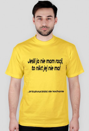 Koszulka Facet ma racje