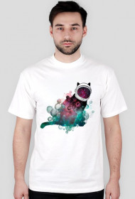 Koszulka męska Galaktyczny Kot