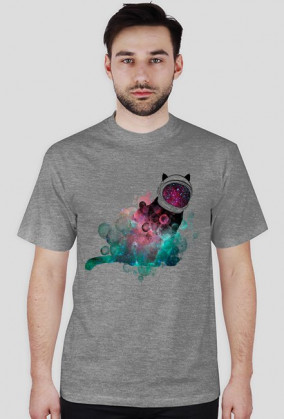 Koszulka męska Galaktyczny Kot