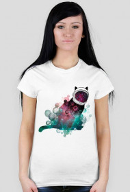 Koszulka damska Galaktyczny Kot