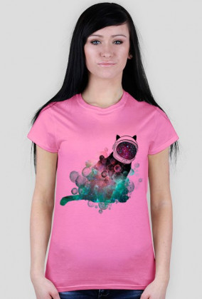 Koszulka damska Galaktyczny Kot