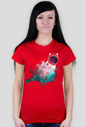 Koszulka damska Galaktyczny Kot