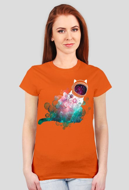 Koszulka damska Galaktyczny Kot