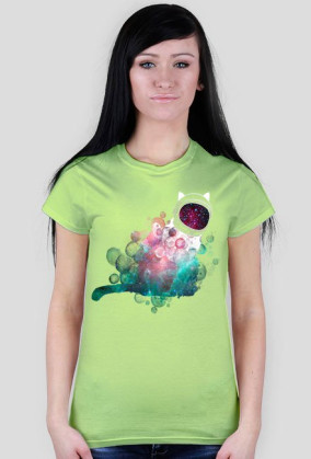 Koszulka damska Galaktyczny Kot