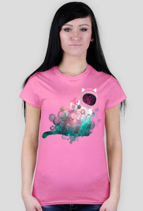 Koszulka damska Galaktyczny Kot